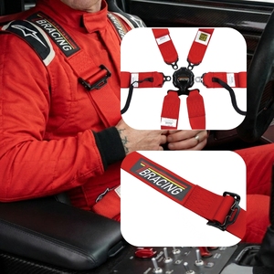 FIA Approved TBRACING Sport Plus Racing <b>Harness</b> Seat <b>Belt</b> OEM ODM Private Label With 16 Color Options 2.28 KG 2 Inch T Tongue - Product Image 4