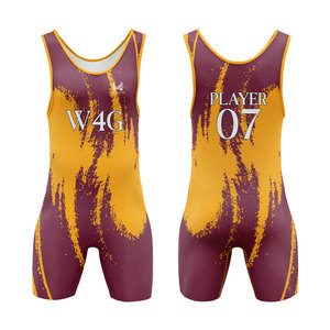 Trajes de Lucha Libre Personalizados OEM ODM, Impresos, Transpirables, Ligeros, Altamente Elásticos, de Secado Rápido, Duraderos, de Spandex/Poliéster - Product Image 1