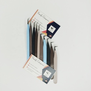 Pinzas de Extensión de Pestañas de Aislamiento Grande de Marca Privada Somofy Enterprises, Personalizadas, con Puntas Redondeadas de 90 y 45 Grados para un Agarre Fuerte y Voluminoso - Product Image 4