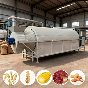 Sécheur rotatif industriel pour sciure de bois, sable, maïs, riz, céréales, petit grain, blé, café, grains de maïs, bois - Product Image 1