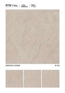 กระเบื้องพอร์ซเลนลายแกะสลัก ดีไซน์เนอร์ แมตต์ ขนาด 600x600 มม. 60x60 ซม. พื้นผิวตกแต่งพรีเมียม ทนทาน แผ่นปูพื้นเซรามิก - Product Image 2