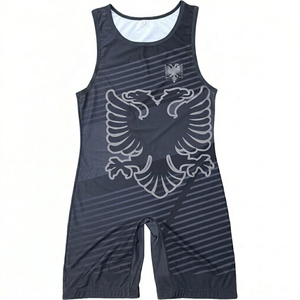 Wholesale Top Quality Custom Wrestling <b>Singlet</b>-Stretch Breathable Lightweight Professional Apparel <b>for</b> <b>Men</b> - Product Image 3
