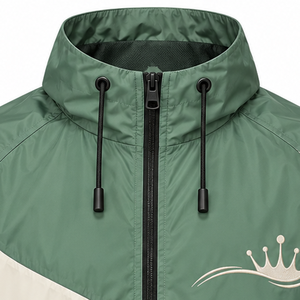Sports Windbreaker <b>Jacket</b> for <b>Men</b> <b>lightweight</b> outdoor sports resistant hooded full zip custom activewear sportswear manufacturer - Product Image 5