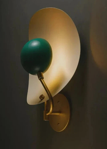 Green Metal LED Wall <b>Sconce</b> Dimmable <b>Sconce</b> <b>Light</b> Mid Century Modern Decorative Lamp for Home Office - Product Image 3