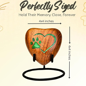 Handcrafted Oak Cremation Urn Box Eco-Friendly Wooden Ashes Urn for Adults by AYAANS - Product Image 2