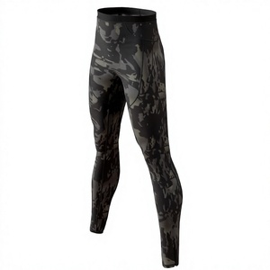 Leggings de Compresión de Camuflaje para Hombre, Cintura Elástica, Protección UV, Spandex 180g - Product Image 1