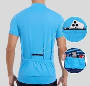 Jersey de Ciclismo MTB Transpirable de Manga Corta para Motocross, Diseño OEM al por Mayor, en Blanco - Product Image 2