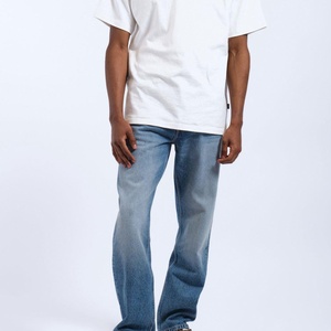 Jeans de Hombre de Pierna Recta, Corte Holgado, Denim de Peso Medio, Casual, Transpirable, Vintage, Lavado a la Piedra, Algodón, Estilo Hip Hop, Invierno - Product Image 2