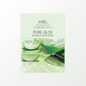 Masque visage Embiel Pure Aloe Intensive Mask Sheet, 10 feuilles, masque facial en tissu - Product Image 1