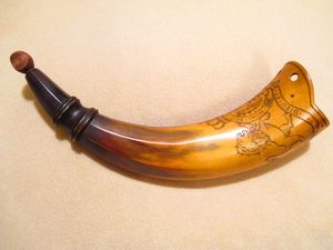 Royal Silver Engraved Drinking Horn - Product Image 3