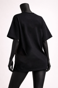 Custom Women Oversized T Shirt Flower Print Cotton Loose Fit Casual Short Sleeve Tee OEM Wholesale <b>High</b> Quality T Shirt - Product Image 2