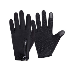 Guantes de Neopreno con Cierre de Cremallera, Aislamiento Térmico, para Ciclismo en Invierno, Unisex, Rosa, Azul, Negro, Lavables - Product Image 3
