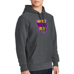 Sweat à capuche entièrement zippé avec impression en relief personnalisée, unisexe, coupe oversize, couleur unie, pull décontracté en polaire pour l'automne - Product Image 3