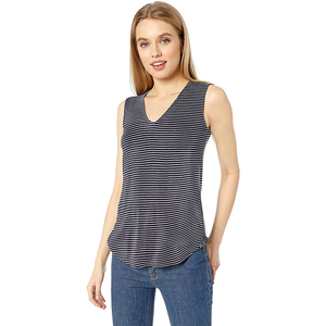 Camiseta sin mangas de algodón para mujer, top casual de verano, camiseta con tirantes, chaleco corto, top de moda femenina - Product Image 2