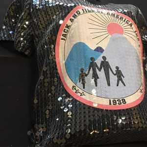 เสื้อยืดคอกว้างประดับเลื่อมสีดำ แจ็คแอนด์จิล แขนสั้น สำหรับผู้หญิง แฟชั่นสไตล์กรีก ออกแบบเองได้ - Product Image 4