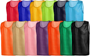 Custom Printed Logo Breathable Mesh Soccer Practice Pinnies OEM ODM Team Sports Scrimmage <b>Training</b> Vests <b>Bibs</b> - Product Image 4