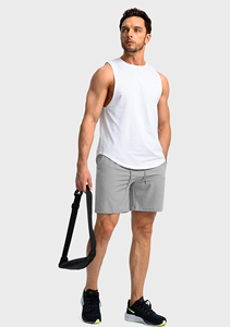 Shorts en maille pour hommes, shorts de sport personnalisés avec logo, shorts de gym, shorts de basket-ball, streetwear athlétique, shorts décontractés pour hommes - Product Image 4