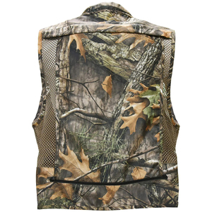 Gilet de chasse et de randonnée 100 % coton pour adultes, gilet pour hommes, logo personnalisé, gilets de pêche multi-poches, gilet de chasse d'extérieur - Product Image 2