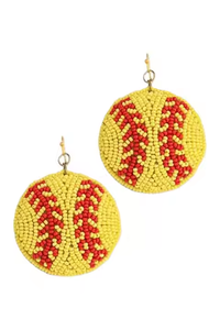 Pendientes colgantes con bordado a mano, cuentas de semillas y pedrería para fiestas, de MD HANDICRAFTS - Product Image 3
