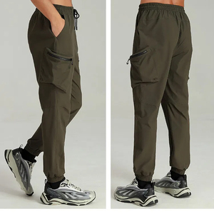 Quick Dry Athletic Sweatpants Casual Daily Wear Relax Fit Cargo Joggers Bulk Discount Gym Workout Apparel Running Wear Trousers - Product Image 6