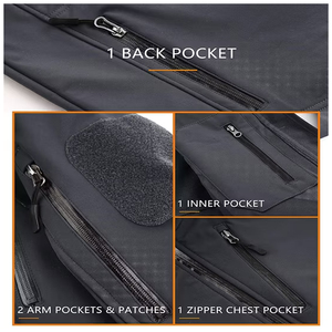 ชุดยูนิฟอร์มล่าสัตว์แบบหลายกระเป๋า ทันสมัย ทนทาน ไม่มีขั้นต่ำในการสั่งซื้อ ราคาถูก เสื้อแจ็คเก็ตเดินป่ากันน้ำ กันลม เนื้อผ้านุ่ม - Product Image 5