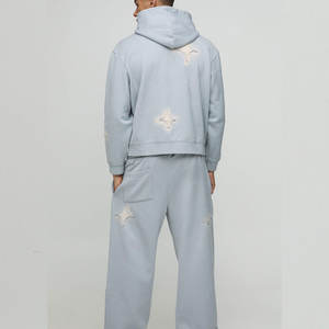 Sudadera con Capucha de Forro Polar Vintage para Hombre, Estilo Casual Deportivo, Color Sólido, Lavado Ácido, de Alto Rendimiento, Ecológica, Antiencogimiento, Antiarrugas, de Secado Rápido - Product Image 4