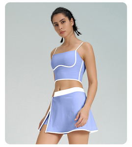Conjunto de Ropa de Tenis Personalizada al por Mayor OEM 2026 para Mujer, Incluye Sujetador Deportivo y Falda de Tenis, Conjunto Deportivo de 2 Piezas de Secado Rápido - Product Image 5