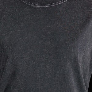 Top Corto Oversize para Mujer, Cuello Alto, Manga Corta, 100% Algodón Jersey, Transpirable, Ecológico, Color Sólido, Corte Regular - Product Image 2