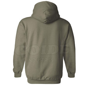 Sweat-shirt à capuche pour homme de haute qualité, mélange de coton, vêtement décontracté, sweat-shirt uni pour homme, personnalisable, pull-over - Product Image 3