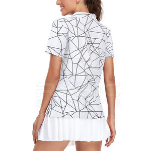 Ropa de alto rendimiento para mujer, polos estampados diseñados para uniformes corporativos, actividades deportivas y promoción. - Product Image 2