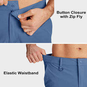 กางเกงขาสั้นเดินป่าสำหรับผู้ชายไซส์ใหญ่ แห้งเร็ว น้ำหนักเบา ระบายอากาศได้ดี เหมาะสำหรับเดินป่า เทรคกิ้ง ออกกำลังกาย เล่นกีฬา สั่งตัดได้ - Product Image 5