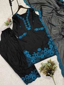 ชุดปักลายแบบดั้งเดิมสไตล์ฟาร์ซี ซาลวาราม ซาลวาร์ คามีซ พร้อมผ้าคลุมไหล่ สำหรับงานปาร์ตี้ แห้งเร็ว ใส่สบายทุกฤดู - Product Image 6