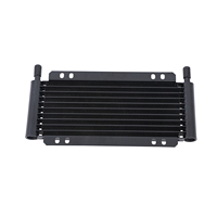 Refroidisseur d'huile universel 10/14/19/25 rangée refroidisseur d'huile de transmission en aluminium radiateur automatique de couleur d'huile à plaques empilées