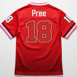 Adult American Football Jersey Custom Size Breathable Fabric Game Day Sports Uniform Wear <b>Mens</b> Womens Short Anti-Bacterial - Product Image 4