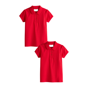 Chemisier personnalisé pour filles à manches longues et col halter, en Spandex/Coton doux et respirant, pour uniforme scolaire ou décontracté, OEM ODM Vente en gros - Product Image 2