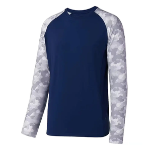 Maillot de pêche respirant à manches longues sublimé unisexe pour adultes UPF 50 Tissu DryFit à séchage rapide 100% polyester pour l'extérieur - Product Image 1