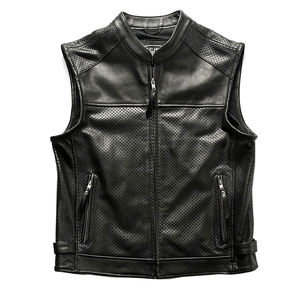 Gilet en cuir de mouton pour homme, modèle 2026, respirant, col montant, fin, idéal pour l'hiver, vente en gros à prix abordable - Product Image 1
