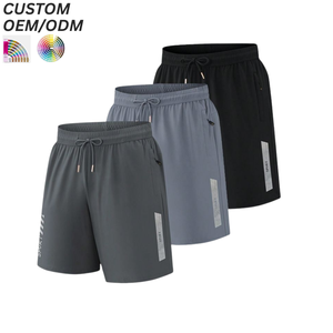 Mens Cotton Shorts Casual Daily Wear Gym Running Soft Fabric Breathable Solid Dyed Knitted Mid Waterproof Custom Logo OEM ODM - Product Image 1