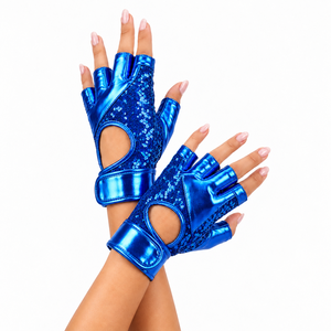 Guantes Duraderos con Agarre para Práctica de Pole Dance, Guantes de Baile Personalizados de Medio Dedo para Pole Dance - Product Image 3