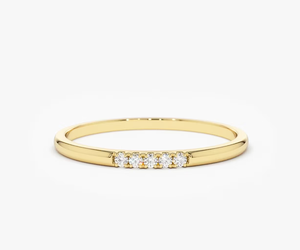 Anillo de Diamantes Cultivados en Laboratorio con Certificación IGI de Oro de 18 Quilates para Mujer, Regalo de Boda y Aniversario de Moda - Product Image 1