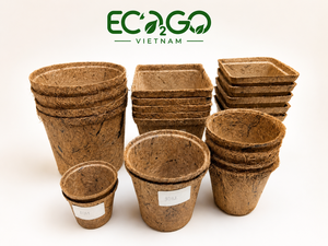 Eco2go เวียดนาม ขายส่งกระถางใยมะพร้าวรักษ์โลก - ราคาโรงงาน - Product Image 1