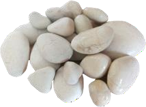 Piedras Decorativas Minimalistas de Alta Calidad, Color Blanco Natural, para Jardín, Casa, Uso en Interiores y Exteriores - Product Image 2