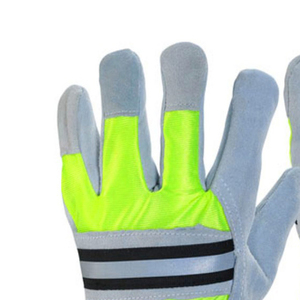 Guantes de cuero cálidos para invierno, guantes de seguridad para patrulla de tráfico, terciopelo grueso, impermeables, a prueba de viento, protección para manos y brazos - Product Image 4
