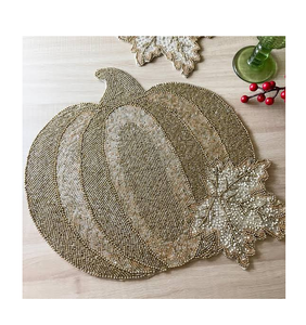 Beaded Charger Mats <b>Pads</b> Table Mat Decorative Sunflower Design Beaded Placemats At <b>Cheap</b> Price - Product Image 5