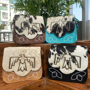 Offre Spéciale 2024 nouveau sac à bandoulière en cuir de vachette à la mode gravé au Laser pour femmes sacs à main occidentaux faits à la main de haute qualité - Product Image 4