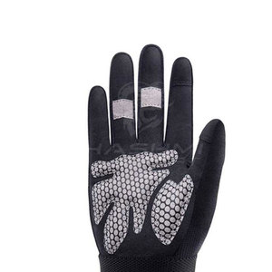 Durable Anti <b>Slip</b> Comfort Fit <b>Full</b> Finger Cycling Gloves With Safety Padding Breathable Fabric For Daily Bike Riding - Product Image 6