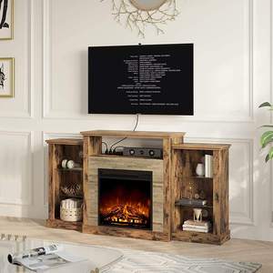 Wholesale Living Room Popular Wooden Furniture <b>Tv</b> showcase Family <b>Fire</b> Place <b>Tv</b> Stand Cabinet - Product Image 2
