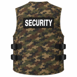Chaleco de Camuflaje Personalizado para Hombre, Chaleco de Trabajo, Chaleco Utilitario con Múltiples Bolsillos, Chaleco de Seguridad, Chaleco Utilitario Personalizado de Color Sólido para Hombre - Product Image 2
