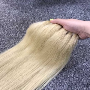 Extensiones de cabello liso vietnamita de trama de máquina Remy de doble estiramiento 100% cabello humano solo colores más oscuros de doble trama - Product Image 4