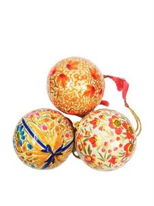 Nouveau design tendance d'usine : Couvercle rond classique en bois à paillettes, différentes tailles (8 cm, 10 cm, 12 cm) pour la décoration intérieure de Noël et les motifs DIY - Product Image 3